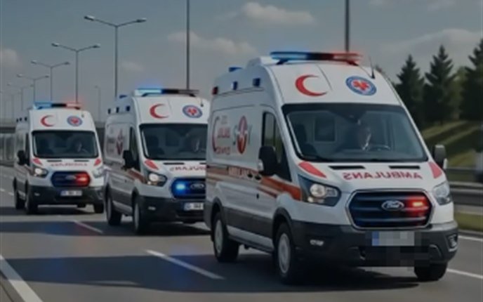 Say Ambulans araç filosu yolda