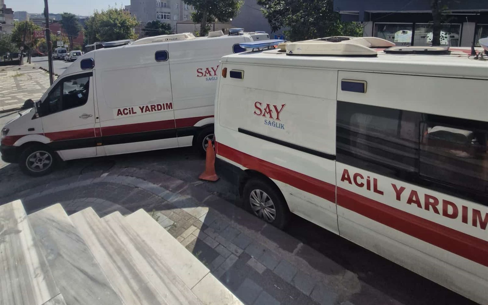 Say Ambulans ambulans filosu görev başında